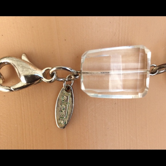 Gorgeous Vtg Talbots Glass/ Silver Statement Long Necklace/Belt - Picture 10 of 15